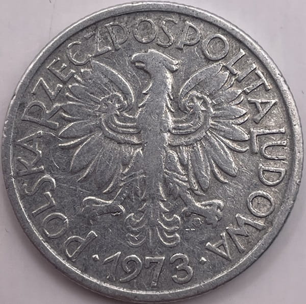Moneta 2 złote Jagody 1973 r. stan 3