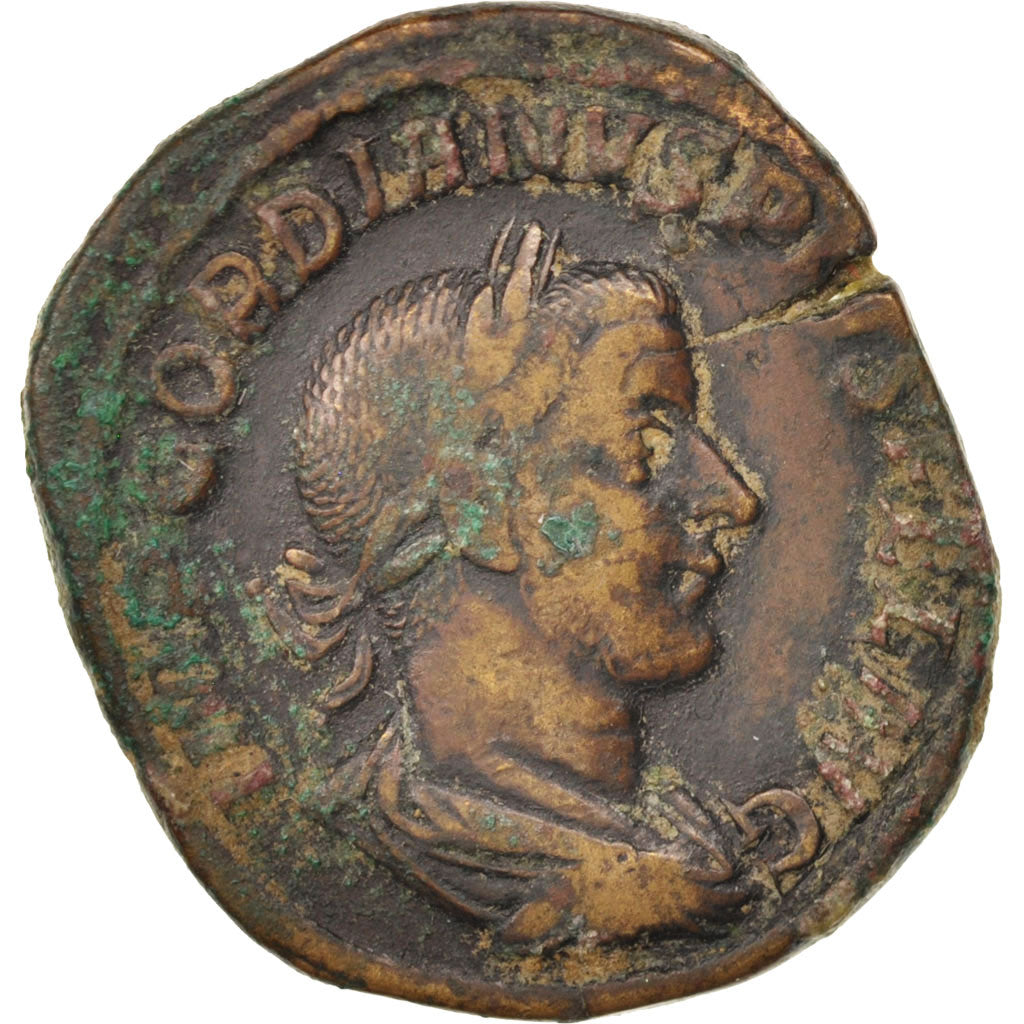 Moneta,
Gordian III,
Sestercjusz