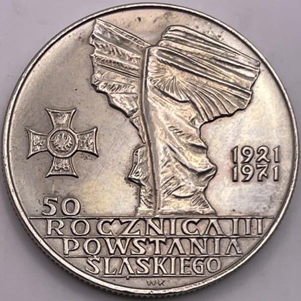 Moneta 10 zł 50 rocznica III Powstania Śląskiego 1971