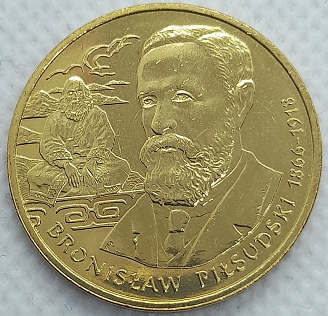 Moneta 2 zł Bronisław Piłsudski 2008