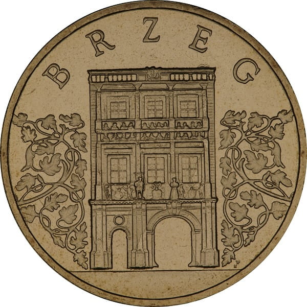 Moneta 2 zł Brzeg 2007
