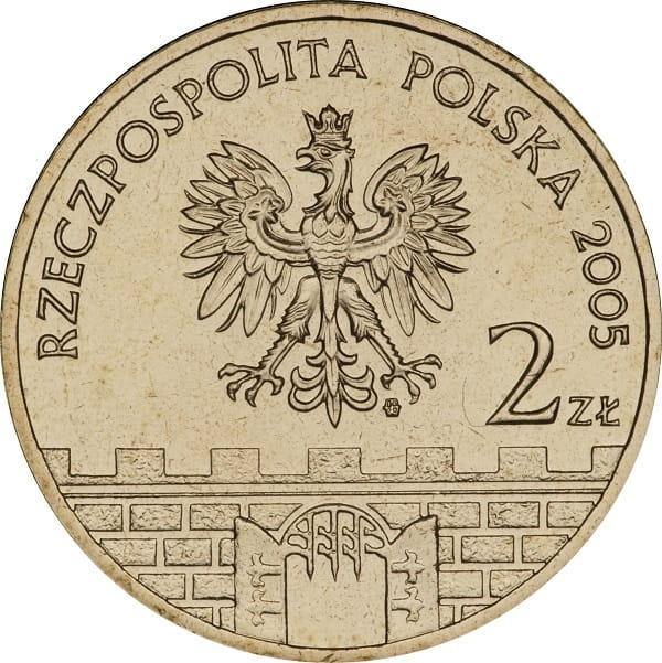Moneta 2 zł Gniezno 2005