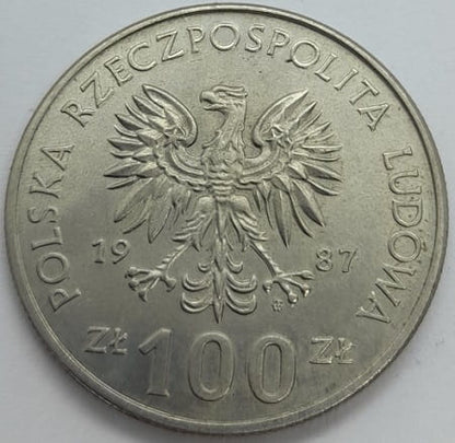 Moneta 100 zł Władysław Łokietek 1986
