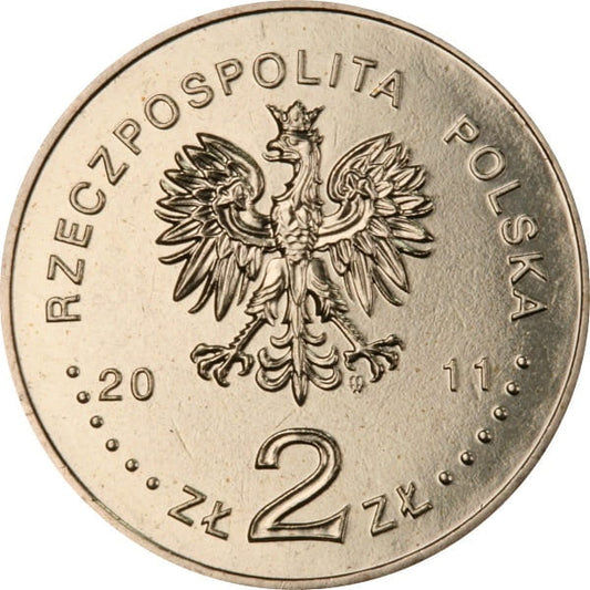 Moneta 2 zł 30 rocznica powstania NZS 2011