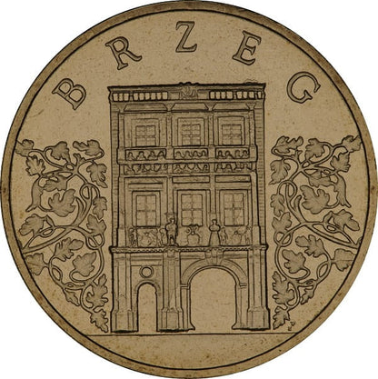 Moneta 2 zł Brzeg 2007