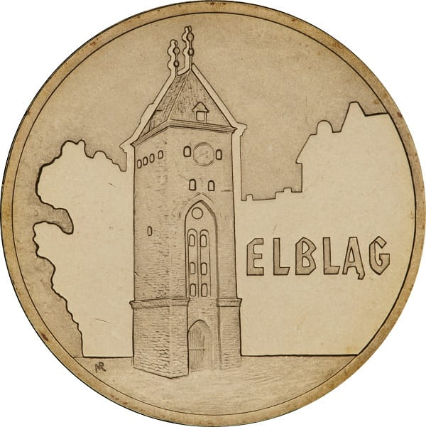 Moneta 2 zł Elbląg 2006