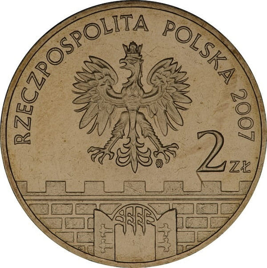 Moneta 2 zł Kwidzyn 2007