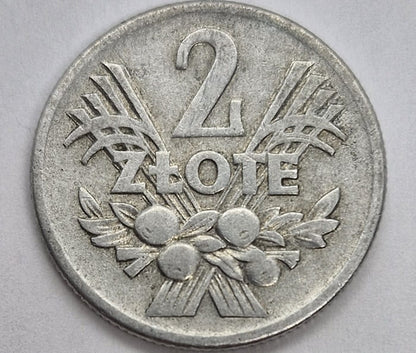 Moneta 2 złote Jagody 1958 stan 3
