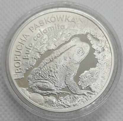 Moneta 20 zł Ropucha paskówka 1998
