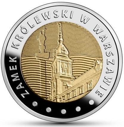 Moneta 5 zł Zamek Królewski w Warszawie 2014