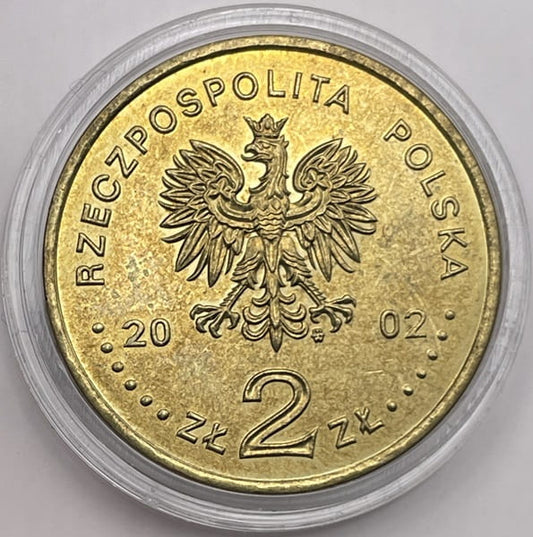Moneta  2 zł Bronisław Malinowski 2002