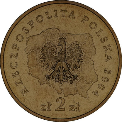 Moneta 2 zł Województwo Kujawsko-Pomorskie 2004