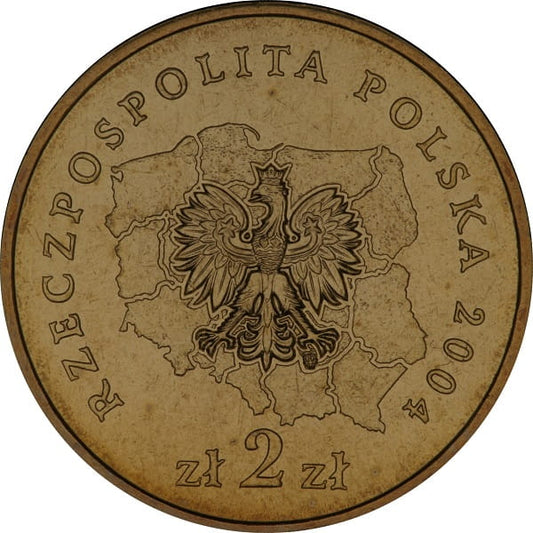 Moneta 2 zł Województwo Małopolskie 2004