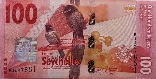 Seszele banknot  100 rupii UNC